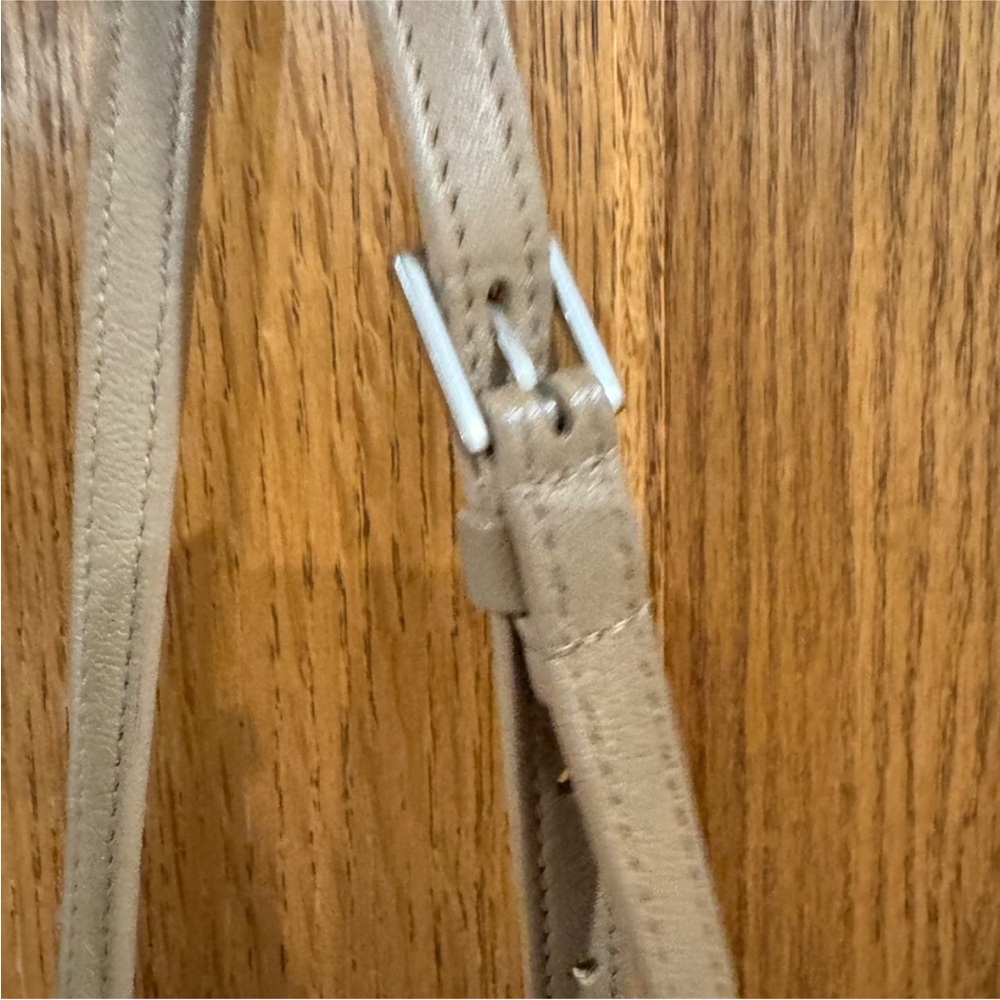 Saint Laurent YSL Lou Camera Bag Beige Leather Silver Hardware Crossbody - Picture 7 of 15